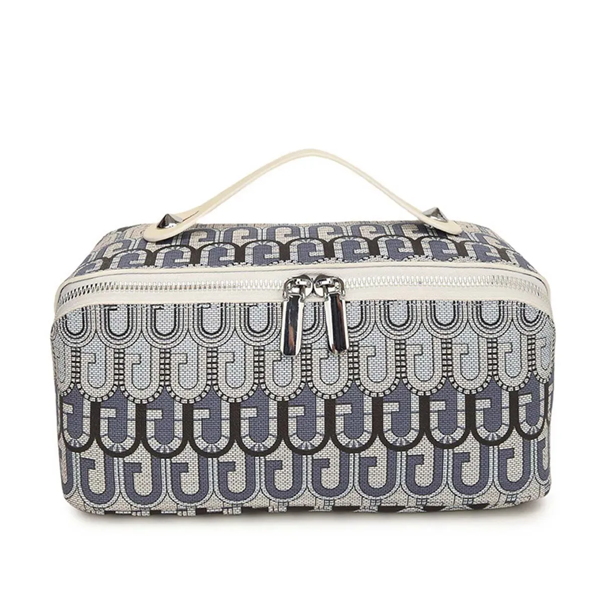 nouveau sac de maquillage femme portable en cuir grande capacité portable voyage cosmétiques zone sac de rangement trousse de toilette logo personnalisation
