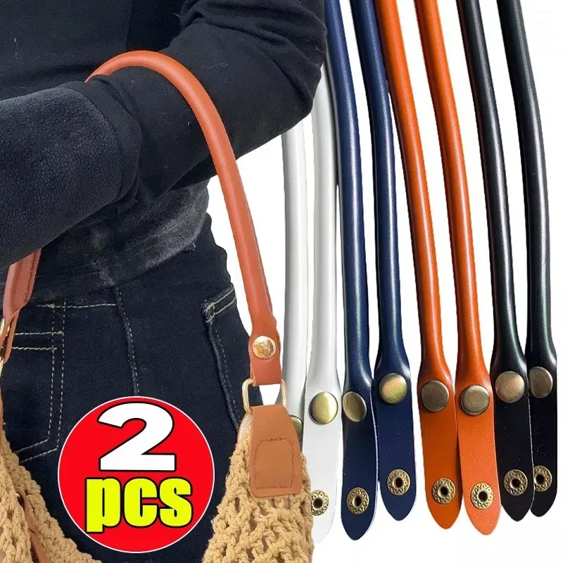 Sangle de sac à bandoulière en cuir PU pour femmes, couleur unie, poignées de remplacement pour poignée de sac à main, fermoir, accessoires de bricolage
