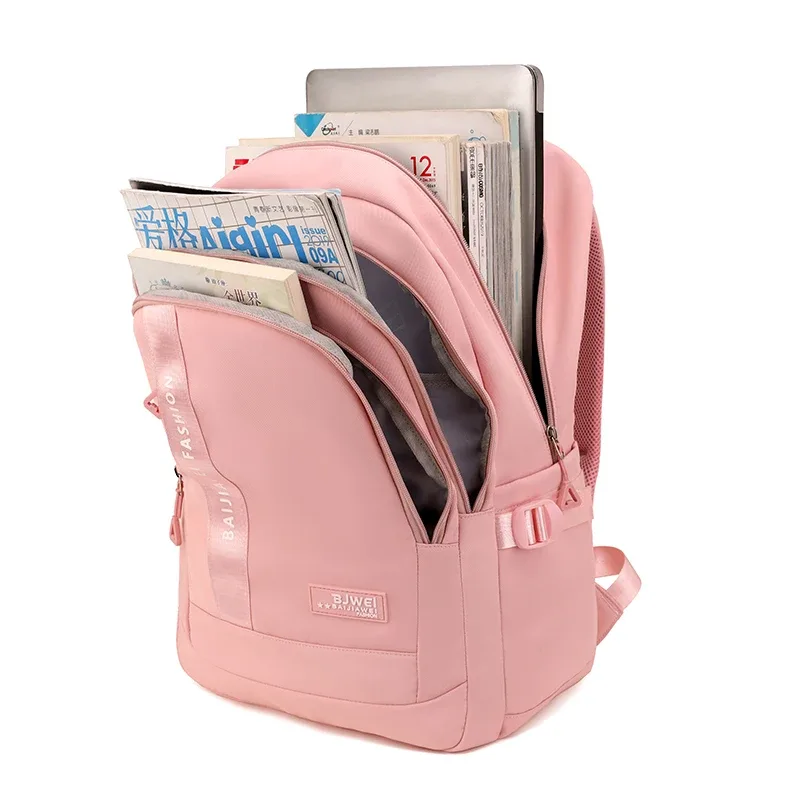 sac à dos multi-poches pour femmes et hommes, sacs de livres d'école pour adolescentes et garçons, nouveau sac d'université pour étudiantes, sac de loisirs