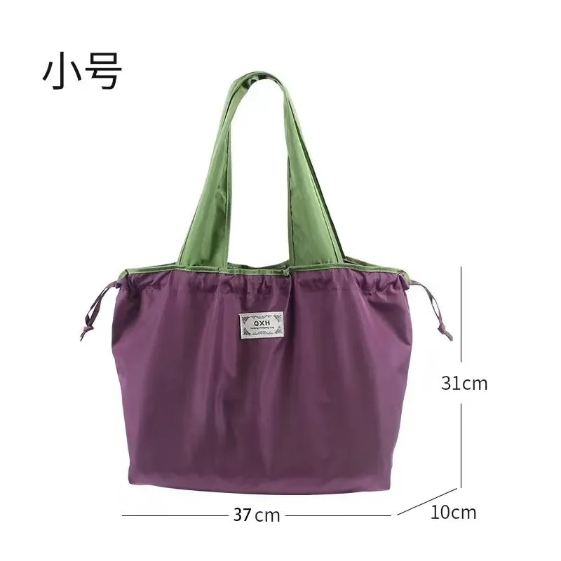 sac de courses pliable et portable, sac fourre-tout réutilisable et écologique, sac d'épicerie imperméable et tendance, sac de rangement de voyage