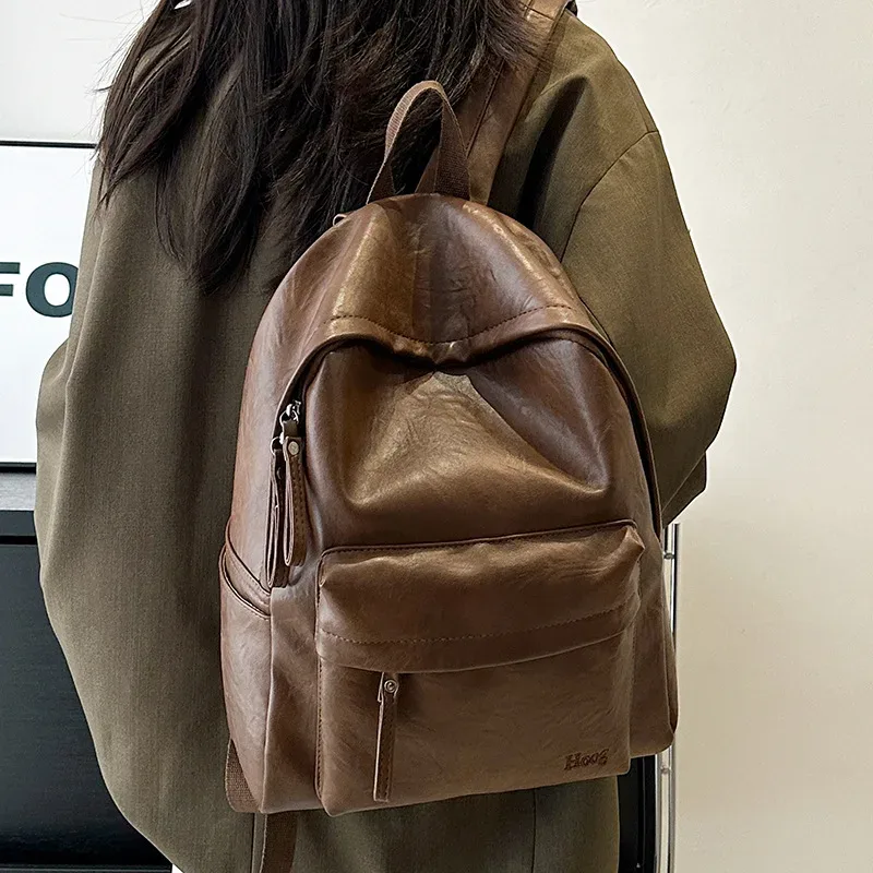 mode femmes sac à dos en cuir souple femme sac à dos en cuir pour femmes sacs à dos sac d'école dames voyage sac à dos pour ordinateur portable mochilas