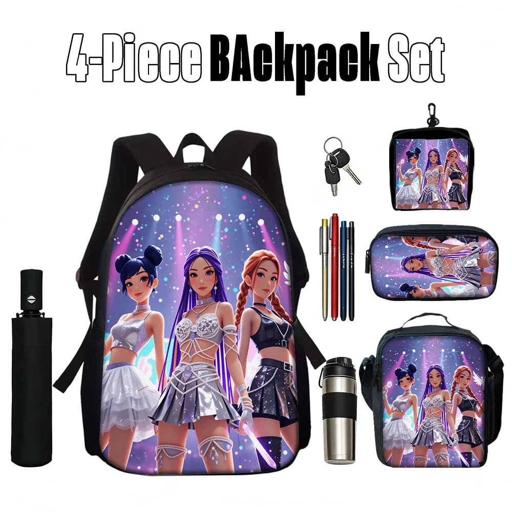 Ensemble de sacs à dos à motif de groupe de filles K-POP, 1/2/3/4/5 pièces, le cadeau parfait pour les fans de kpop