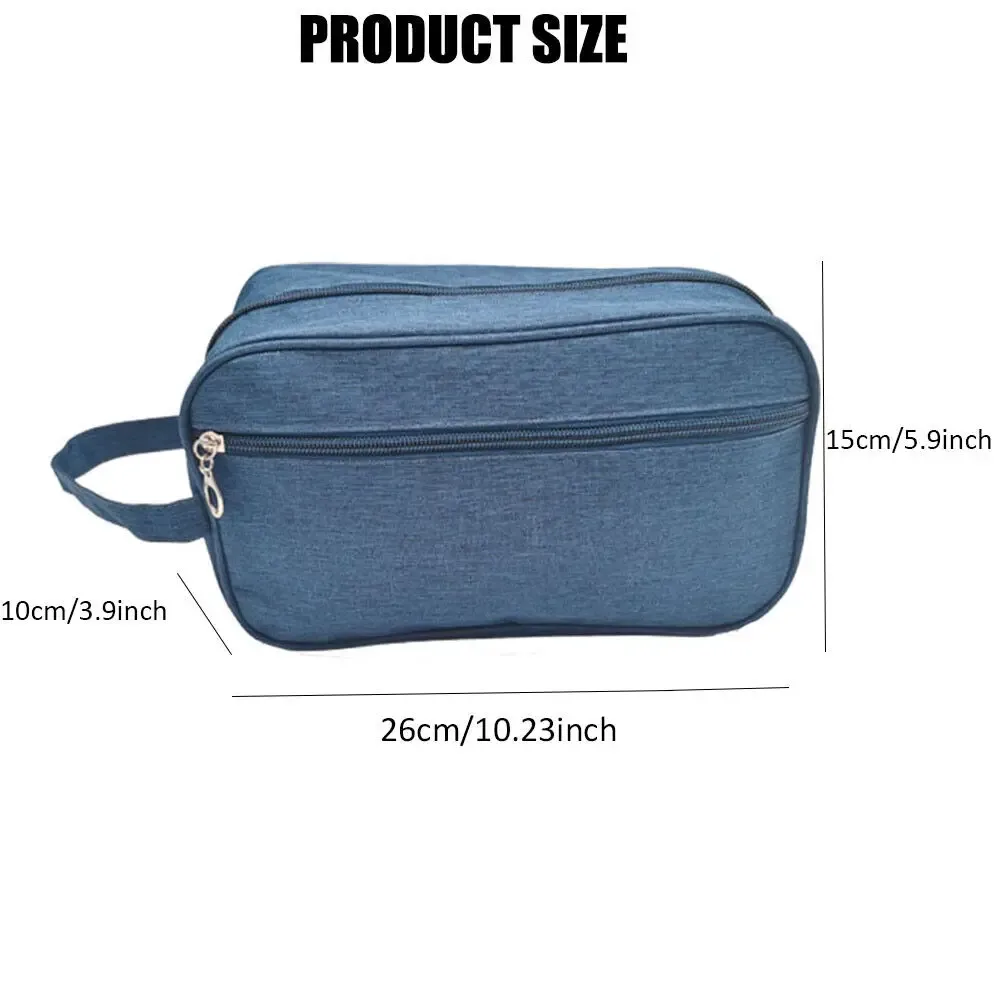 trousse de maquillage étanche pour hommes et femmes, trousse cosmétique de voyage, trousse de toilette, trousse de rangement en toile, sac à main pour poudres lavantes de beauté
