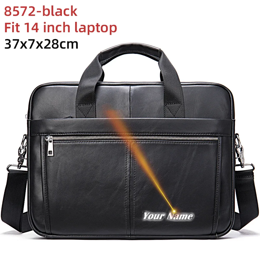 westal-sac messager en cuir véritable pour homme, étuis à bombes, sac pour ordinateur portable 14 en effet, sacs d'affaires de bureau pour document, 8572