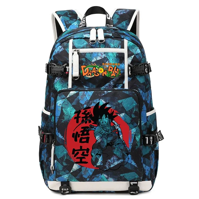 sac à dos d'école imprimé dragon ball z, sac à dos de voyage de grande capacité pour enfants et adolescents
