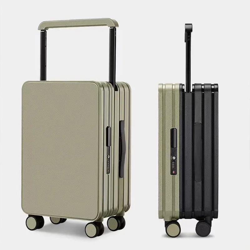 valise à bagages à poignée large pour femmes et hommes valise de voyage 20-26 pouces sac de cabine bagage de grande capacité avec roues lisses