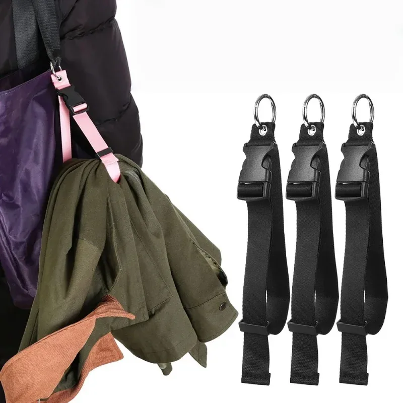 bagage de voyage sangle fixe sac à dos sangle externe sangle portable avec boucle de dégagement ajouter-un-sac sangle de bagage ceinture porte-veste