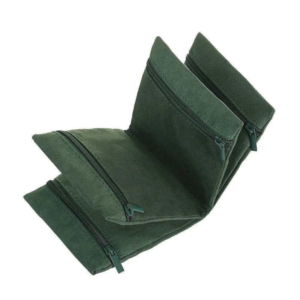 sac de rangement de bijoux, 3 pièces, étui de voyage compact pour bijoux, pochette à fermeture éclair, organisateur résistant aux rayures pour colliers, bagues, boucles d'oreilles