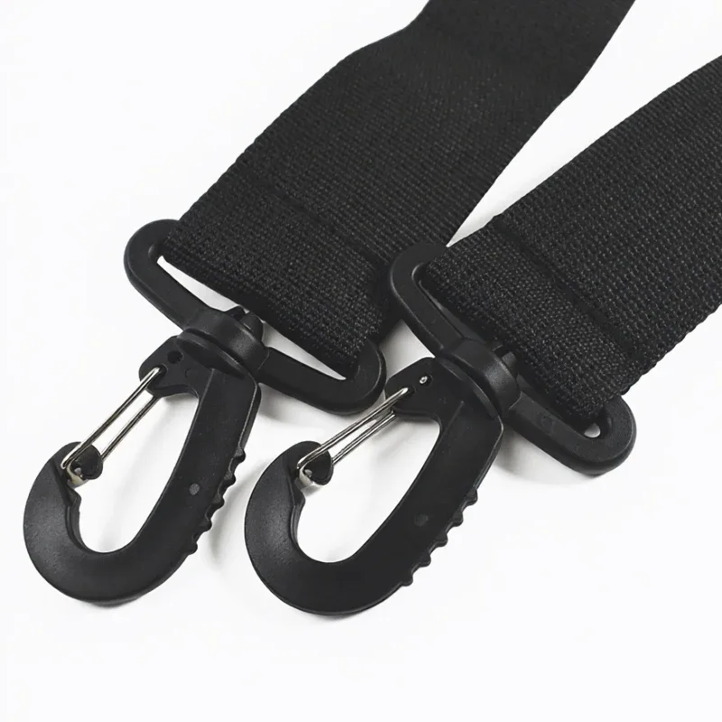sangle d'épaule réglable de remplacement pour bagages de voyage, sac à bandoulière, sac à dos, sangle en nylon avec crochets métalliques, 90-160cm, 1/2/5 pièces