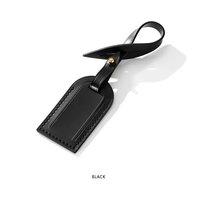 support personnalisé avec marquage à chaud doré, adapté aux sacs à main presbyop, sacs montaigne, étiquettes de bagage pour cartes d'embarquement, en cuir véritable