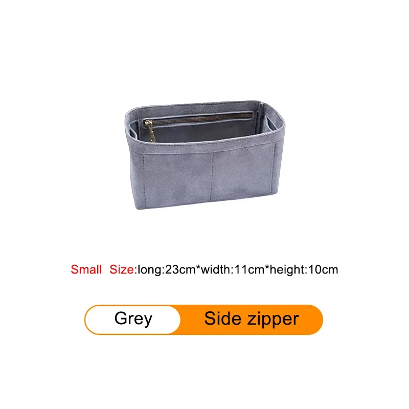 insert organisateur de sac pour h-birkin 25 30 35, sac à main en velours, sac à cosmétiques, support de rangement, sac de modification intérieure, accessoire