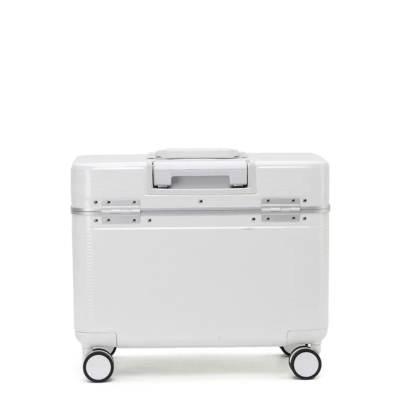 valise à roulettes bunnyfly 18" en alliage d'aluminium, valise de pilote pour appareil photo, sac de transport pour équipement photographique avec roues