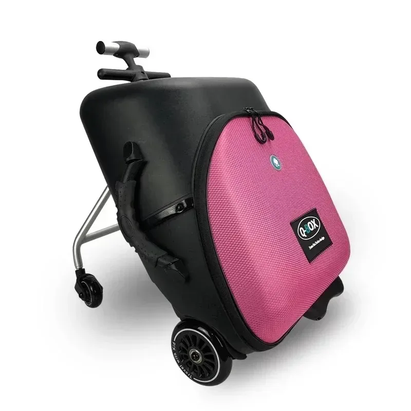 bagages à roulettes paresseux pour enfants, cabine de voiture pour bébé, valise de voyage, chariot à roulettes, assis sur des bagages, cabine, boîte d'économie de main-d 'œuvre