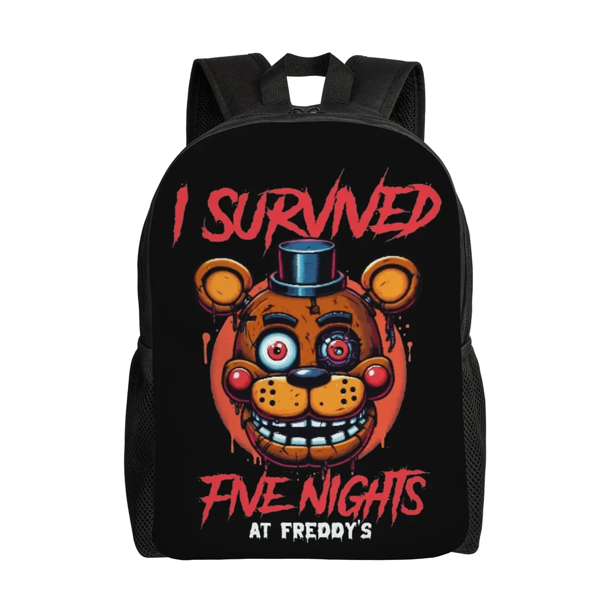 sac à dos foxy fnaf it's me cool, cadeau pour le lycée, la randonnée, les voyages, sac à dos de jeu freddy pour hommes et femmes, sacs en toile pour l'université