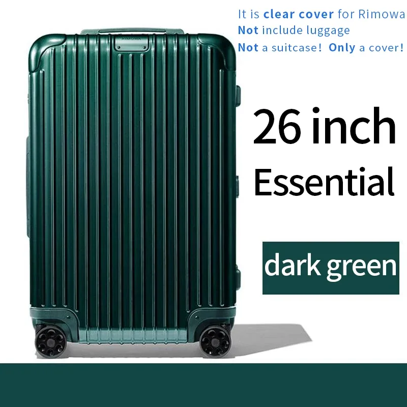 housse de protection transparente pour bagages, applicable pour rimowa essential, 21 26 30 pouces, housse de valise rimowa salsa