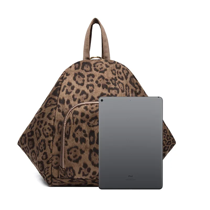 sac à dos tendance pour femmes, léger, de voyage, imprimé léopard, de grande valeur, pour l'extérieur, à dos quotidien, nouvelle collection