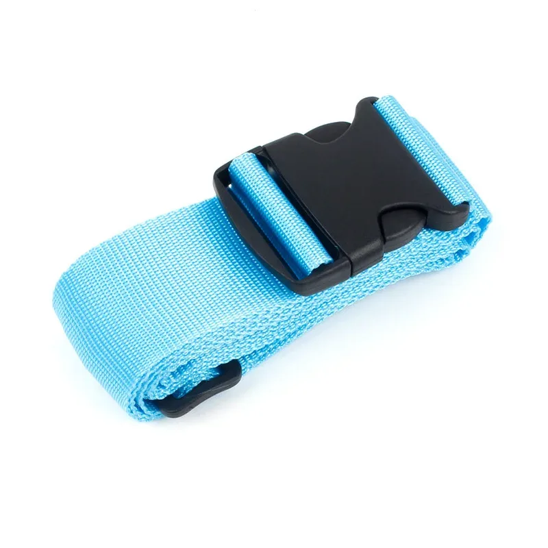 sangle de bagage réglable en polyester avec boucle à dégagement rapide, accessoire de fixation sécurisée pour valise de voyage