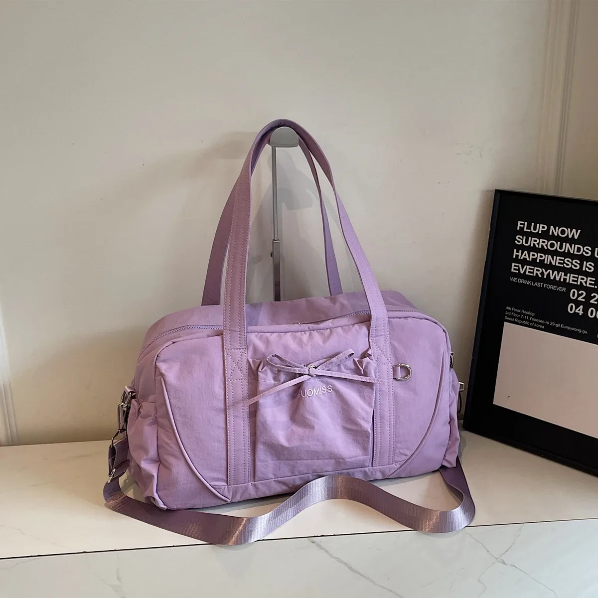 nouveau sac de voyage grande capacité épaule portable sac à bagages sac de rangement de voyage sac d'embarquement sport fitness sac pour les femmes