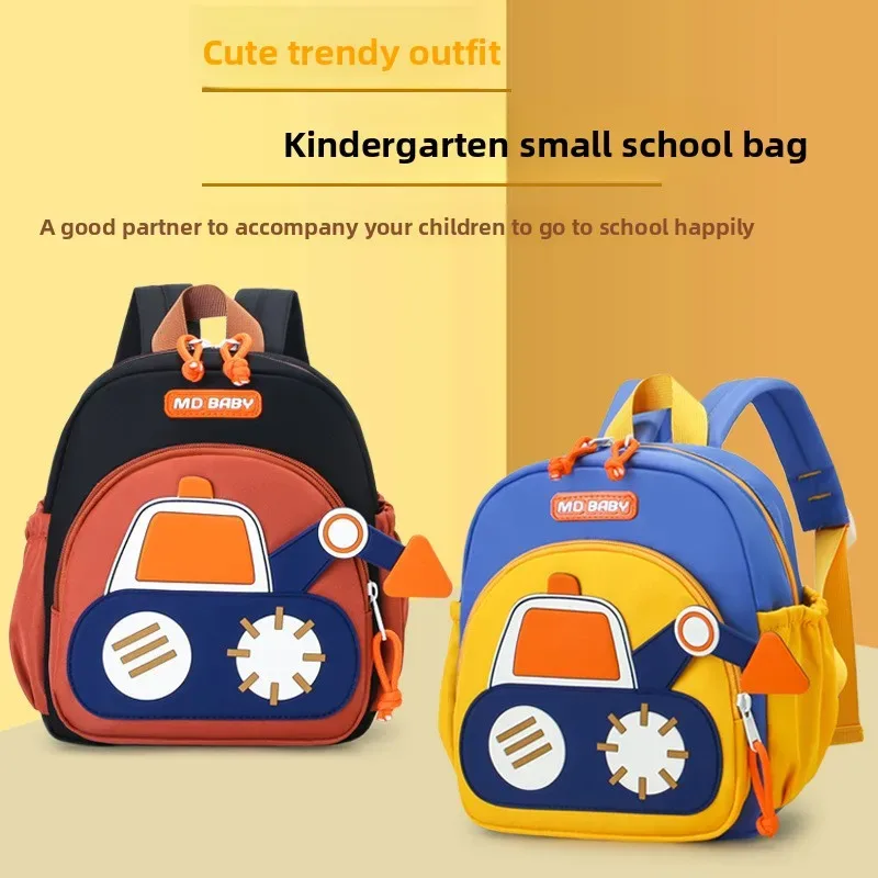 sac à dos pour enfants, pour garçons et filles, école maternelle, camion de construction mignon, design de voiture, sac à dos décontracté tendance