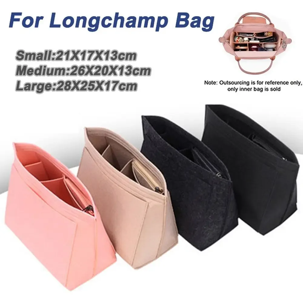 Pochette de rangement pour sac à main pour femmes, 1 pièce, sac de voyage en feutre, doublure d'insertion