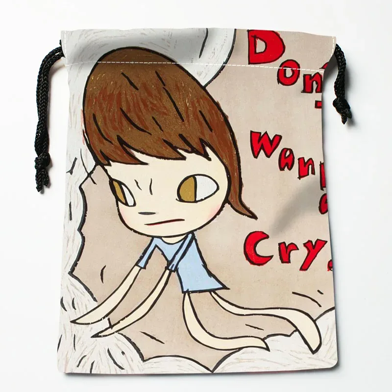 yoshimomo – sacs à cordon personnalisés nara, sacs-cadeaux imprimés, pochette de voyage, rangement de vêtements, sac à main, trousse de maquillage, 18x22cm, livraison directe