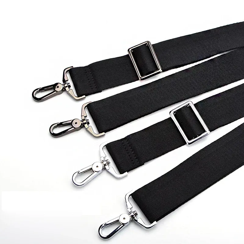 sangle de sac d'ordinateur de 3.8cm de large, en nylon pour sac à main pour hommes, porte-documents, sac à bandoulière, ceintures d'épaule, longues bandes réglables, sac à dos