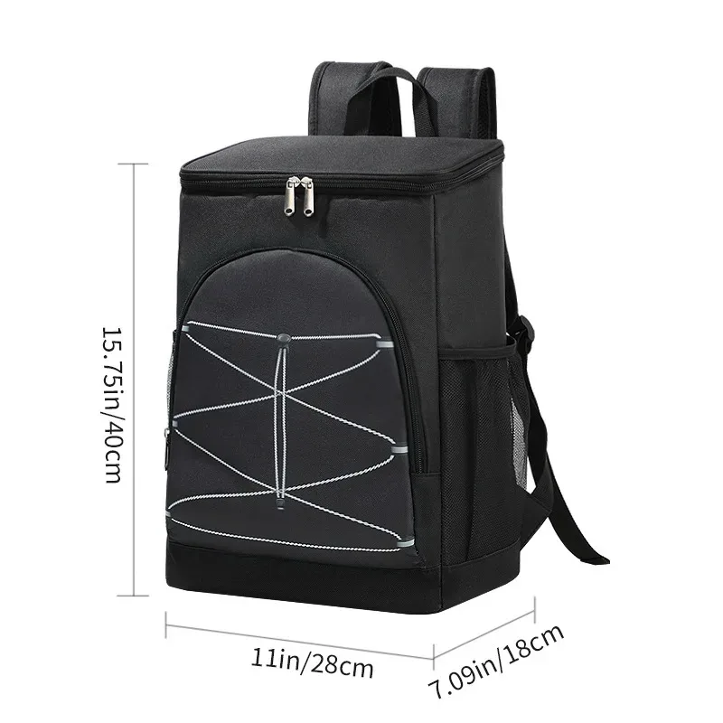 haute qualité style coréen simple mode nourriture garder frais sac à dos voyage camping pique-nique sac grande capacité outsite sacs isothermes