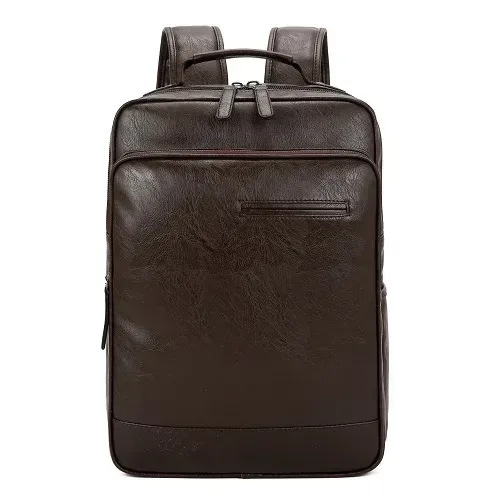sac à dos en cuir pour hommes, décontracté, grande capacité, voyage pour jeunes, peau de mouton, loisirs, sacs à bandoulière simples pour hommes, sac de haute qualité
