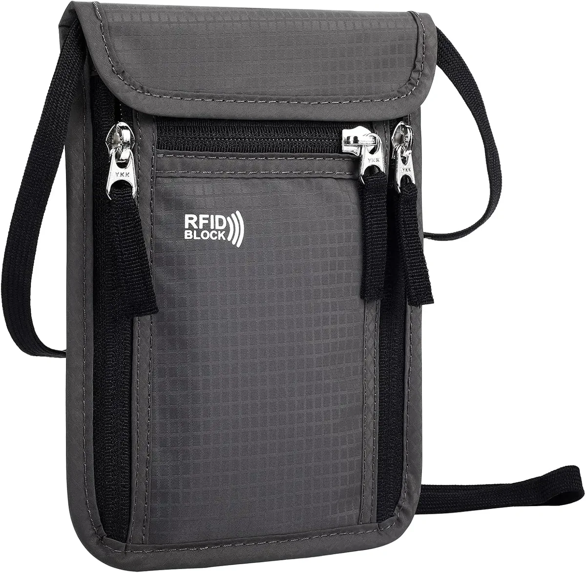 pochette de voyage portefeuille de cou porte-passeport familial étui organisateur avec blocage rfid portefeuille de passeport portefeuille de voyage