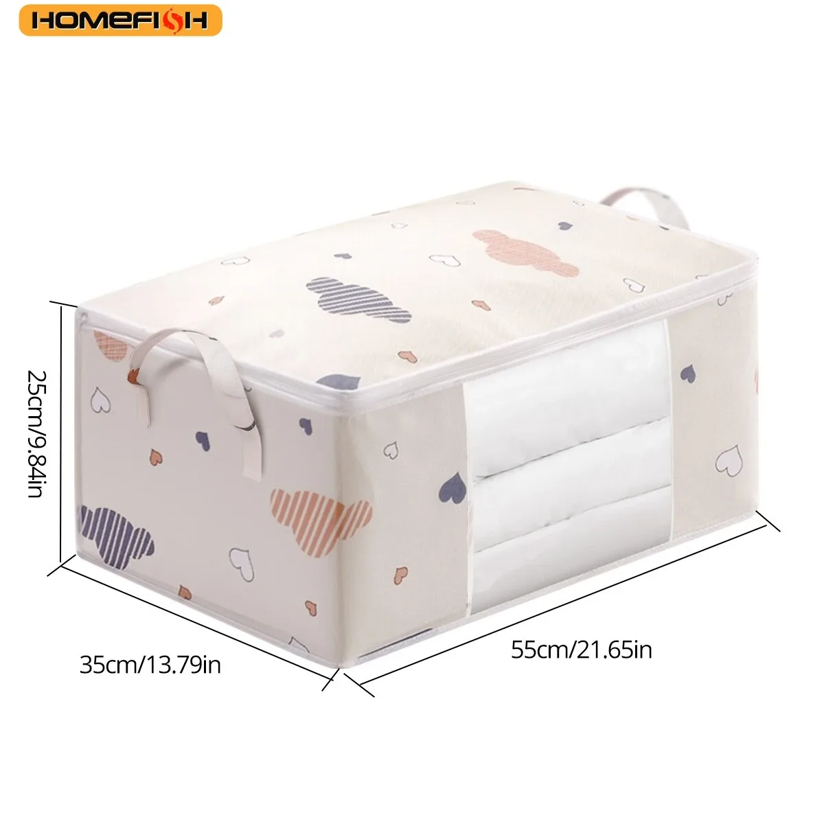 sac de rangement pour couettes homefish, multifonctionnel, anti-poussière, anti-humidité, grande capacité, sac de rangement pour vêtements, organisation pour déménagement