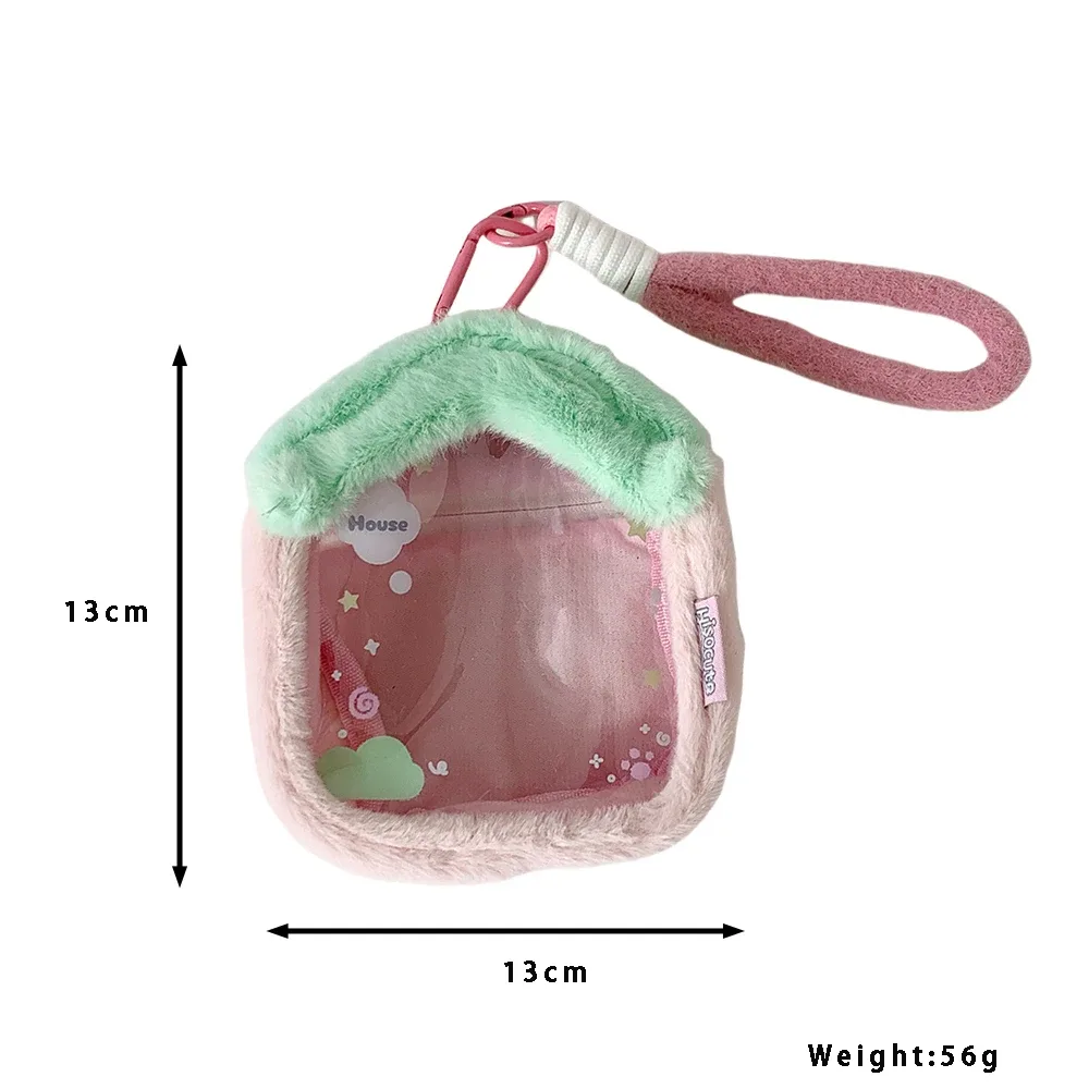 kawaii dessin animé maison modèle poupée sac de rangement sac à main mignon fille sac à bandoulière pendentif figure décoration sac portefeuille maquillage sac cadeau