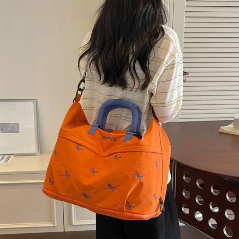 sac de voyage extensible avec compartiments séparés pour les articles secs et humides – sac de voyage de grande capacité, sac à main et sac de sport