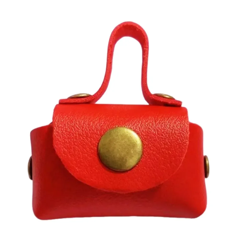 porte-monnaie en cuir pu tendance, mini sac de rangement multifonctionnel, petit cadeau décoratif, artisanat diy