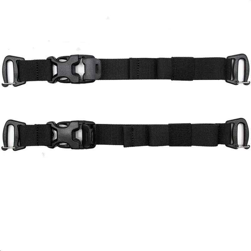 sangles de fixation pour sac à dos tactique, 4 pièces, avec boucle à dégagement rapide, sangles d'attache réglables robustes, ceinture de serrage et d'ajout de poids