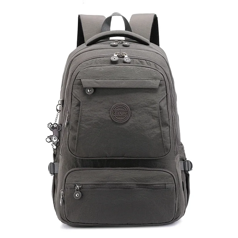 tegaote hommes sac à dos sac en nylon imperméable mâle avion voyage ordinateur portable sac à dos hommes grand élégant sac à dos léger