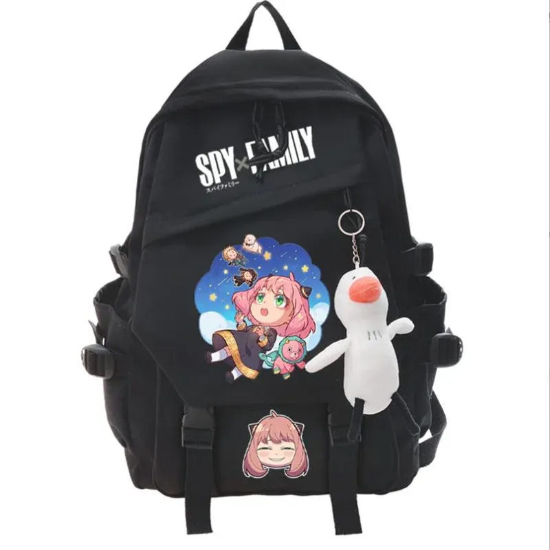 sac à dos de dessin animé anime pour hommes et femmes, éventuelles y × family, cartable mochila teenarges, sacs d'extérieur décontractés pour ordinateur portable initiés, mignon anya