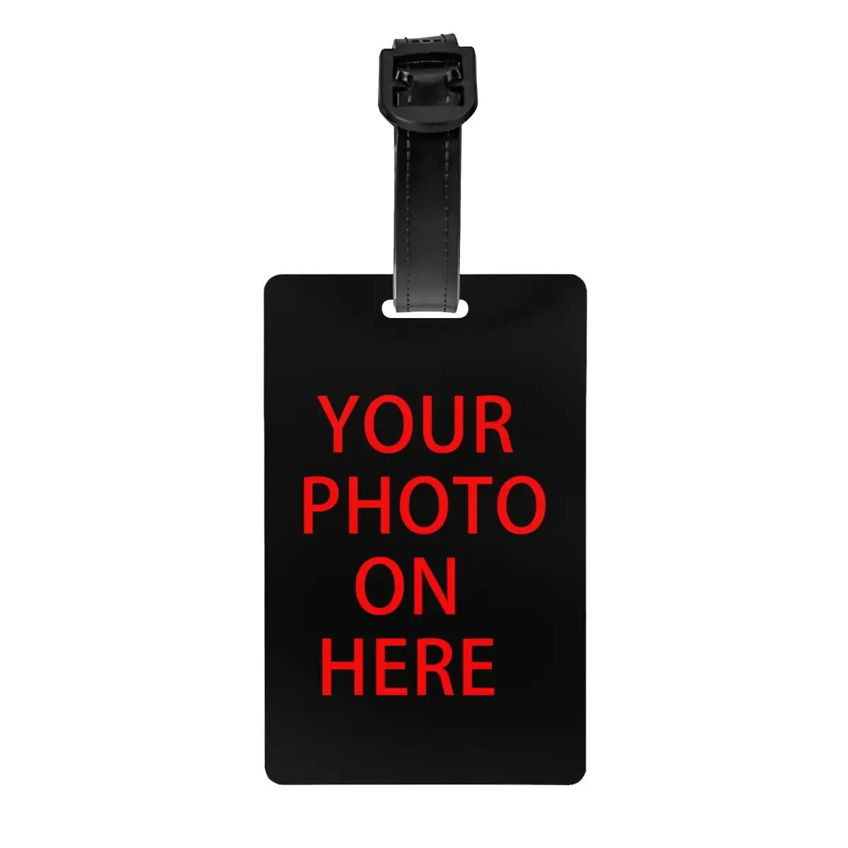 étiquettes de bagages personnalisées avec logo diy pour animaux de compagnie, étiquettes de bagages à impression photo personnalisée tendance, étiquettes d'identification avec couverture de confidentialité