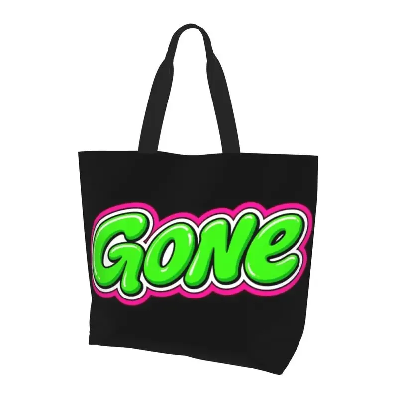 sac de plage gone avec lettres en néon, sac fourre-tout tendance pour l'été, pour femmes, couleurs vibrantes, accessoires de plage