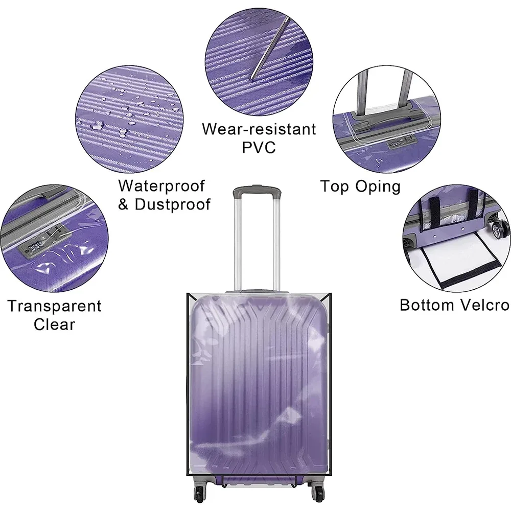 housse de protection pour bagages, accessoires de voyage, épaisse, imperméable, couverture de protection pour les affaires essentielles