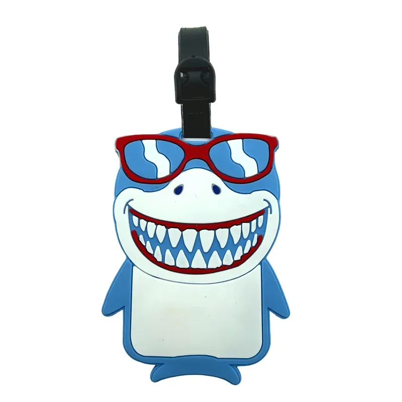 accessoires de voyage tendance, animaux mignons, étiquettes de bagages, sacs de voyage en silicone, accessoires d'identification, porte-bagages, cartes d'embarquement, porte-objets