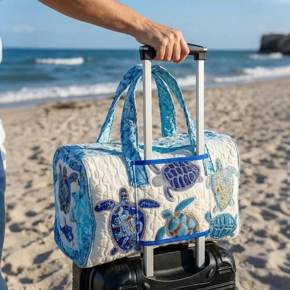 sac de sport matelassé pliable de haute qualité, imprimé floral, sac de voyage souple grande capacité, grand sac de camping 3d