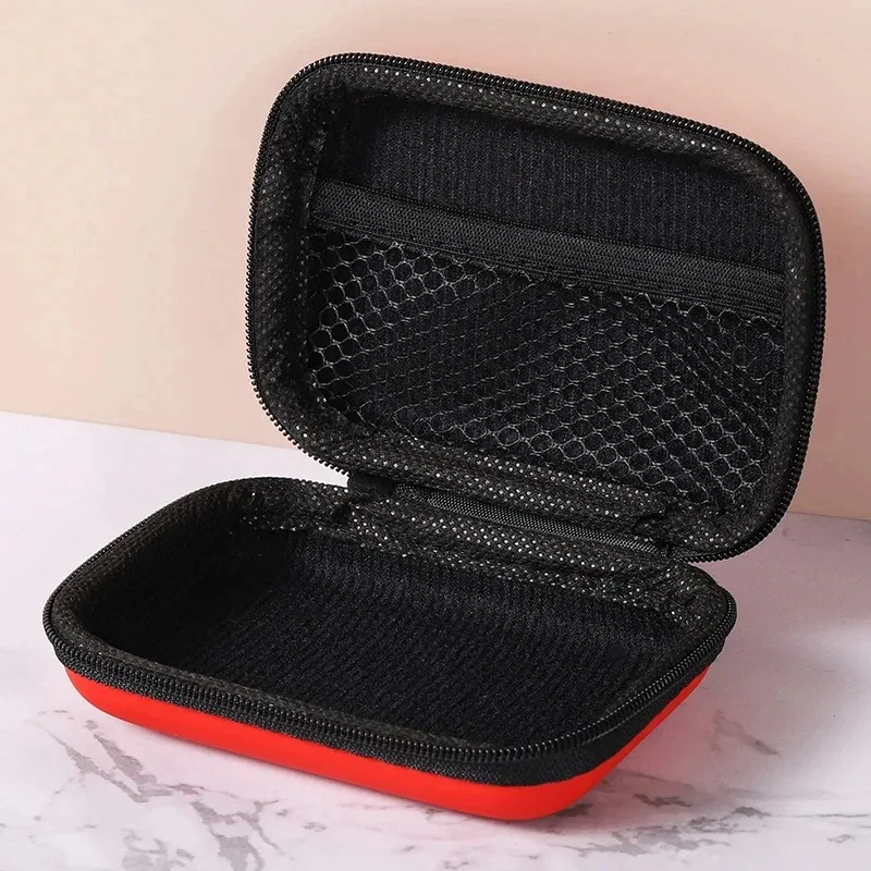 sunofficitravel-sac de rangement pour écouteurs, étui de chargement pour écouteurs gt, sac à fermeture éclair, câble de voyage portable, évaluation électronique, stockage