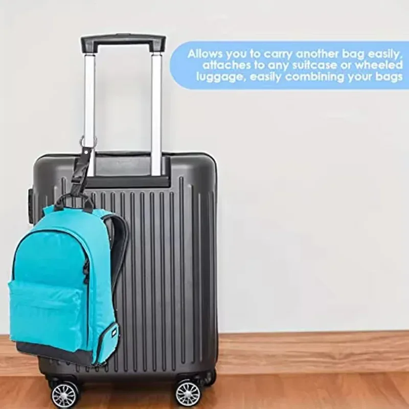 sangle de fixation pour bagages de voyage, sangle externe pour sac à dos avec boucle de déverrouillage, sangle portable, ceinture de bagage, support de veste