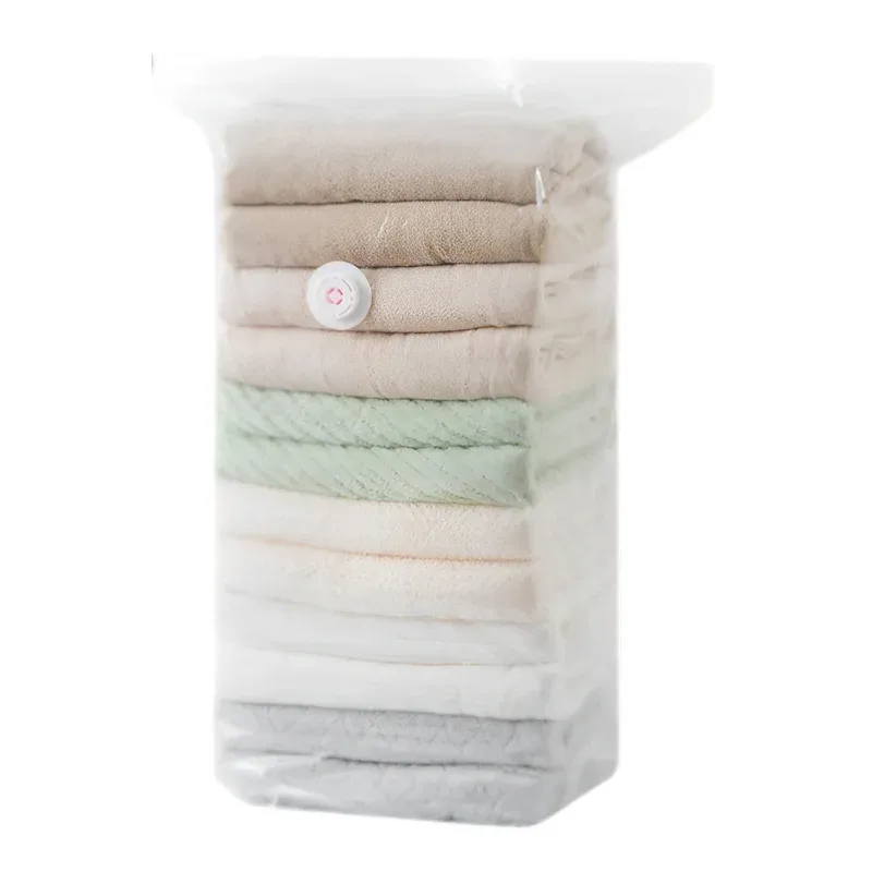 sac de compression sous vide épaissi sans pompe, grande capacité 3d stéréo pour vêtements et doudounes, sac de rangement et d'organisation