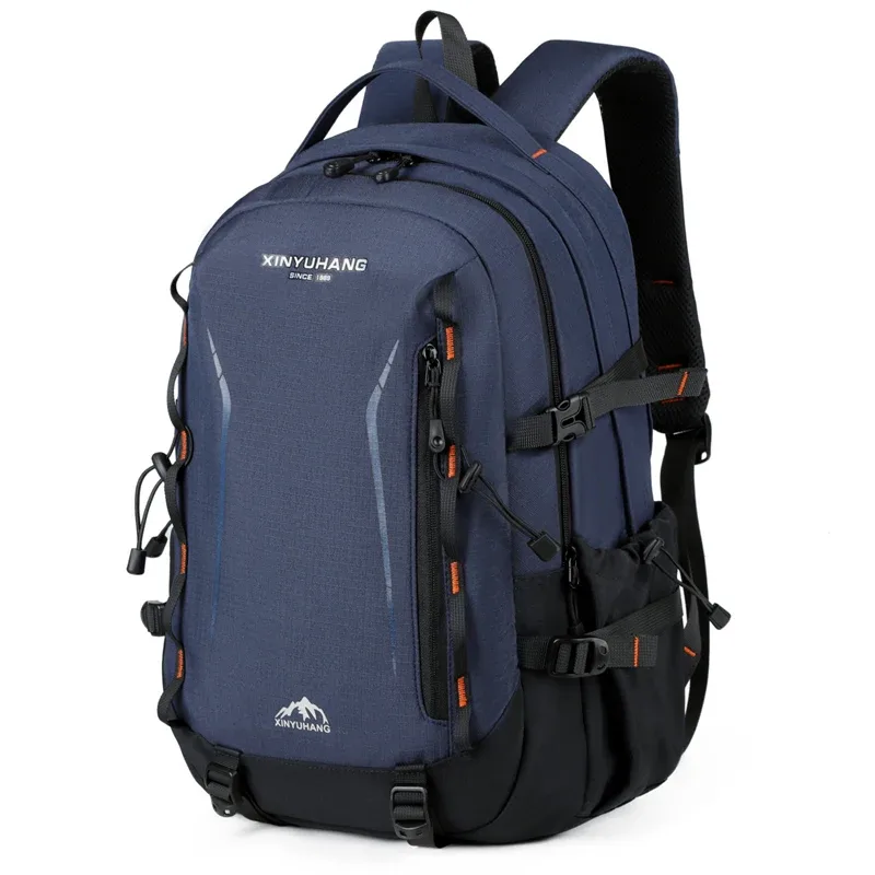 Sac à dos unisexe en tissu Oxford, hydrofuge, grande capacité, 15 pouces, stockage sur ordinateur, sac à dos de voyage décontracté pour affaires