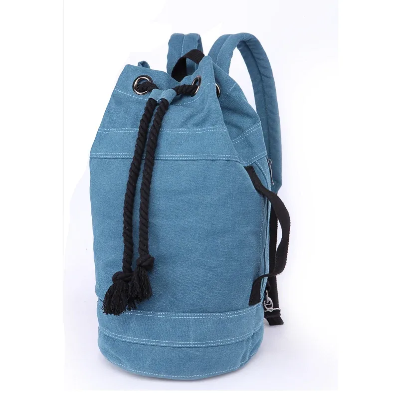 sac à dos scolaire de sport en toile de couleur unie, sac à dos antivol de loisirs pour hommes