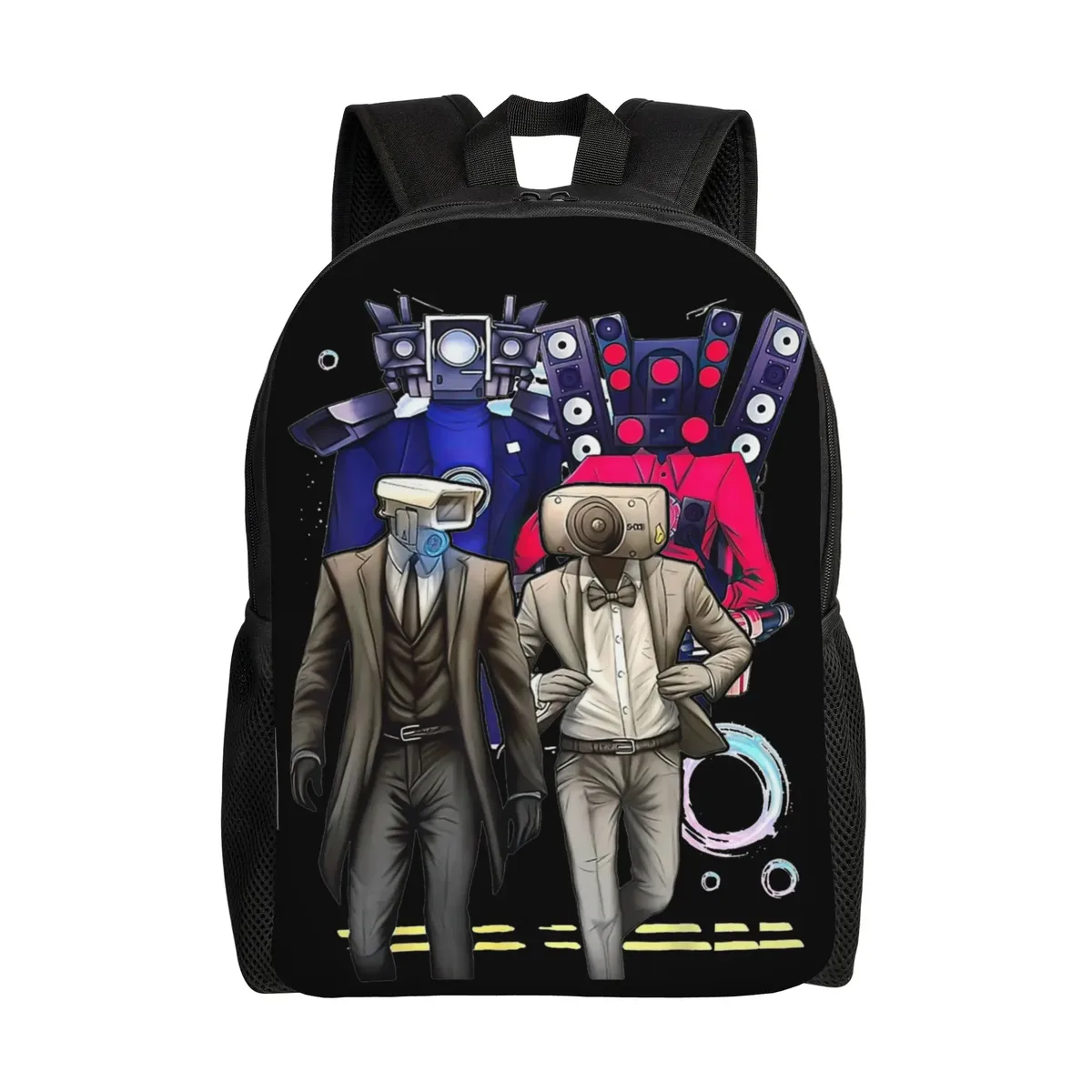 sac à dos titan speakerman pour hommes, femmes, adolescents, lycéens, travail, collège, avec poche, skibidi toilet