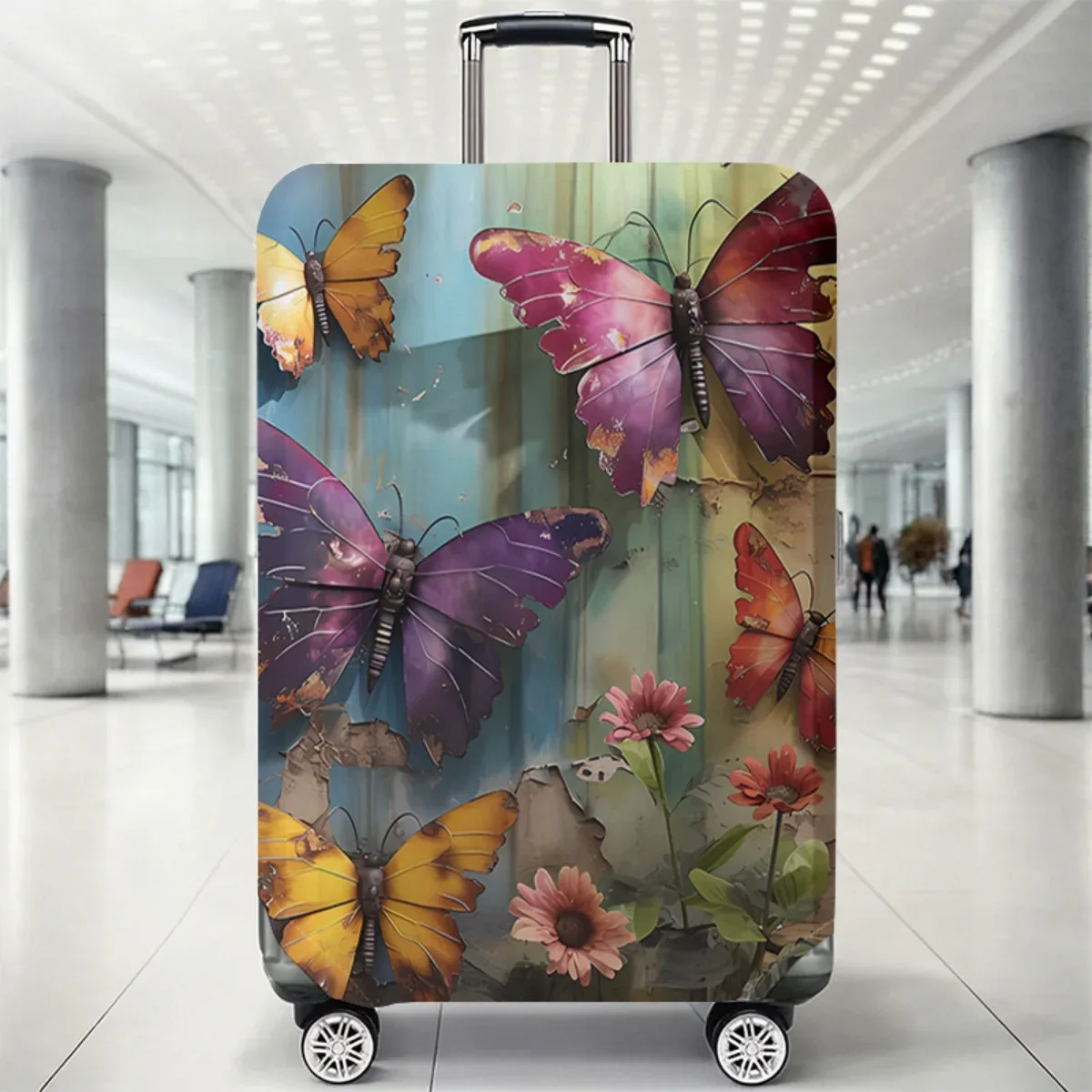 housse de protection pour bagages, élastique, imperméable, anti-poussière, pour valise de 18 à 32 pouces, accessoires de voyage