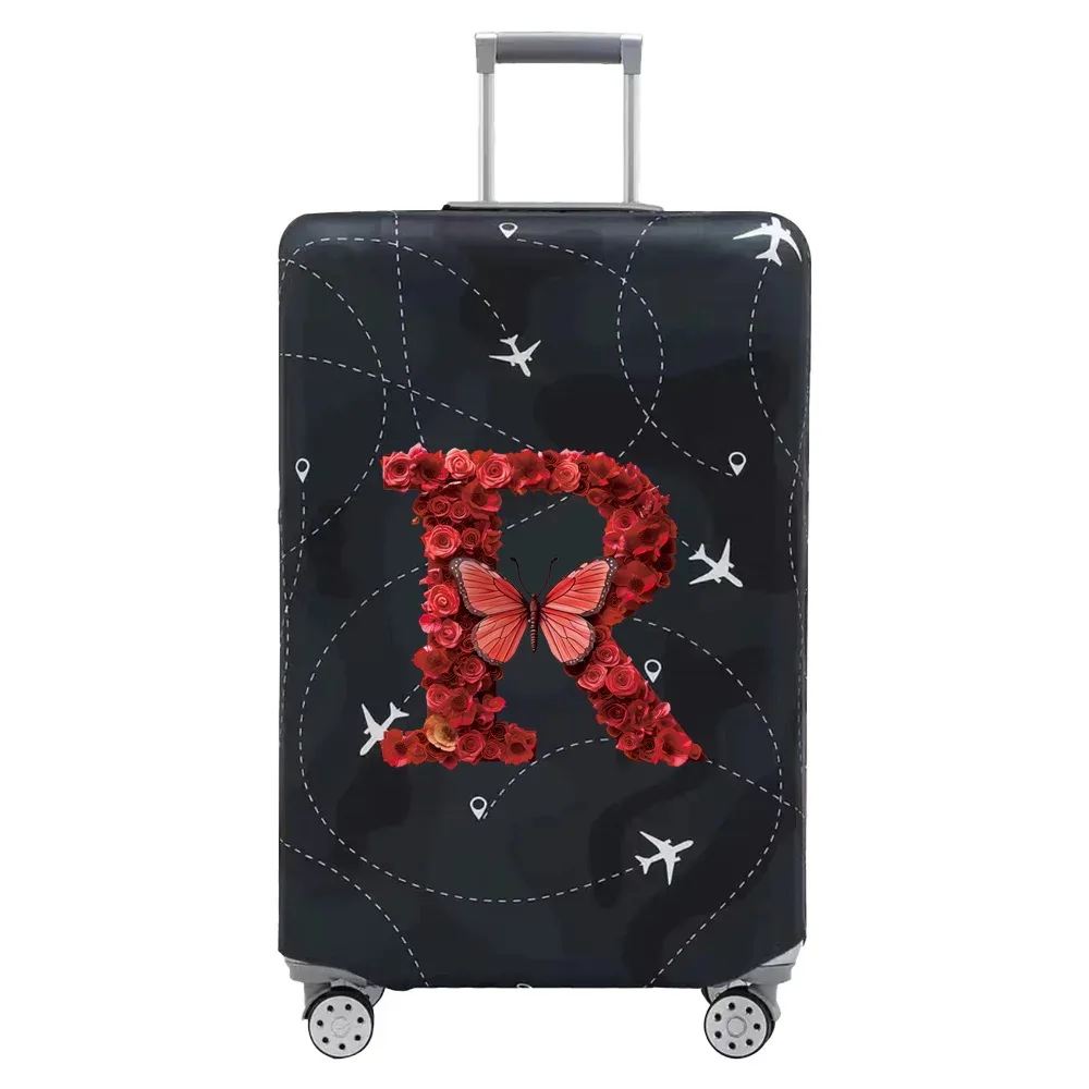 housse anti-poussière élastique pour sac de voyage, série rose, 18-32 pouces, résistante à l'usure, plusieurs styles