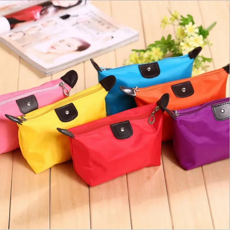 Sac à cosmétiques Portable pour femmes, coloré, étanche, nouveaux sacs de rangement de boulettes de voyage, Mini sacs fourre-tout de maquillage de toilette mignons, sacs à main